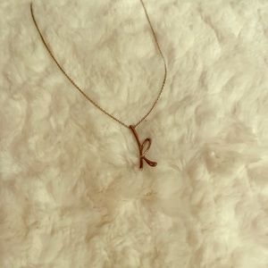 Tiffany’s “k” Necklace
